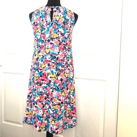 Juicy Couture Cinched Halter Floral Sleeveless Belted Midi Dress sz XS - Picture 6 of 14